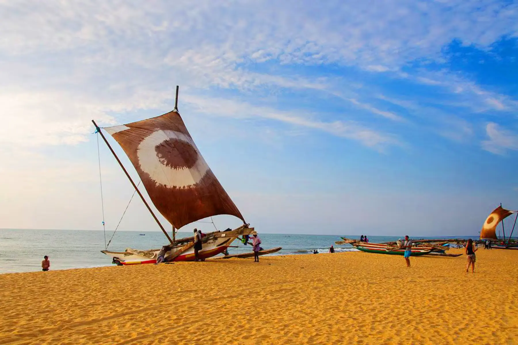 Beautiful beach in Sri Lanka